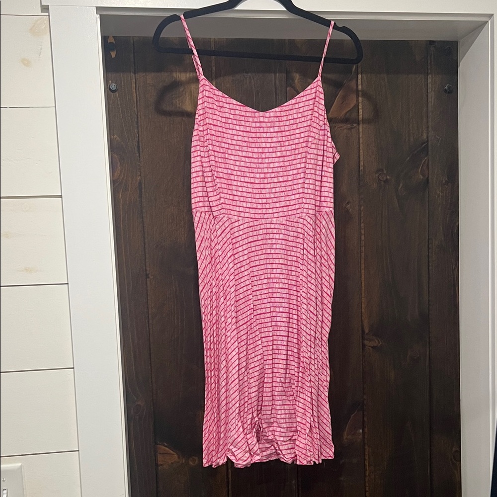 Old Navy Pink Striped Dress